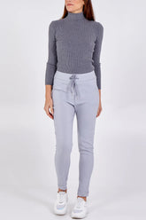 Super Stretch Magic Trousers in Pale Grey